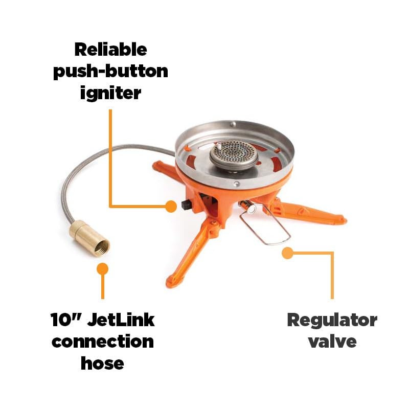 Jetboil Luna Satellite Side Burner for Jetboil JetLink Camping and Backpacking Stoves - Image 2