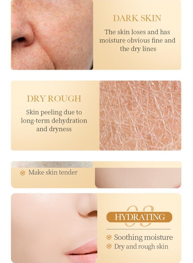 SADOER Anti-Wrinkle Collagen Cream, Moisturizing Nourishing Whitening Anti-Wrinkle Cream, Fast Absorbing Anti-Aging 100g - Image 5