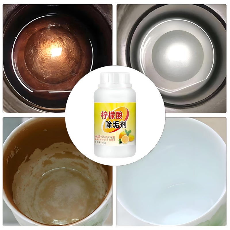 Bathroom Descaler - Efficient Citric Acid Blend for Tough Stains and Grime Removal (1PCS) - Image 1
