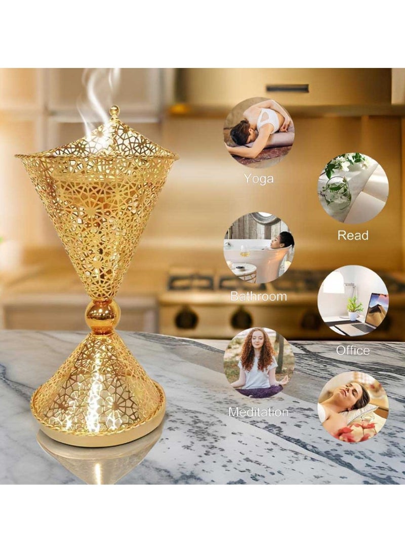 مبخرة عود عربية بتصميم أنيق لعطر المنزل والمكتب - Image 2