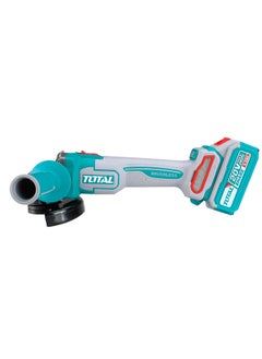 TOTAL Super Total High-Power Cordless Angle Grinder20V Lithium-Ion Brushless - 115mm Disc, 3000/6000/9000 RPM, Includes 10 Metal Cutting Discs, 2 x 4.0Ah Batteries, Charger, & Carrying Case - Ideal for Metal Cutting and DIY Projects TAGLI211542  - Image 2