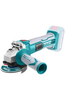 TOTAL Super Total High-Power Cordless Angle Grinder20V Lithium-Ion Brushless - 115mm Disc, 3000/6000/9000 RPM, Includes 10 Metal Cutting Discs, 2 x 4.0Ah Batteries, Charger, & Carrying Case - Ideal for Metal Cutting and DIY Projects TAGLI211542  - Image 3