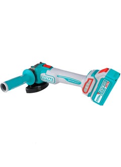 TOTAL Super Total High-Power Cordless Angle Grinder20V Lithium-Ion Brushless - 115mm Disc, 3000/6000/9000 RPM, Includes 10 Metal Cutting Discs, 2 x 4.0Ah Batteries, Charger, & Carrying Case - Ideal for Metal Cutting and DIY Projects TAGLI211542  - Image 4