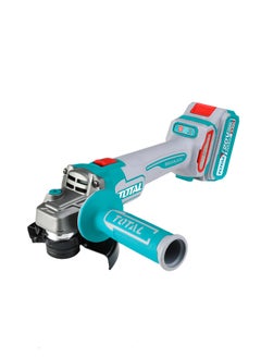 TOTAL Super Total High-Power Cordless Angle Grinder20V Lithium-Ion Brushless - 115mm Disc, 3000/6000/9000 RPM, Includes 10 Metal Cutting Discs, 2 x 4.0Ah Batteries, Charger, & Carrying Case - Ideal for Metal Cutting and DIY Projects TAGLI211542  - Image 5