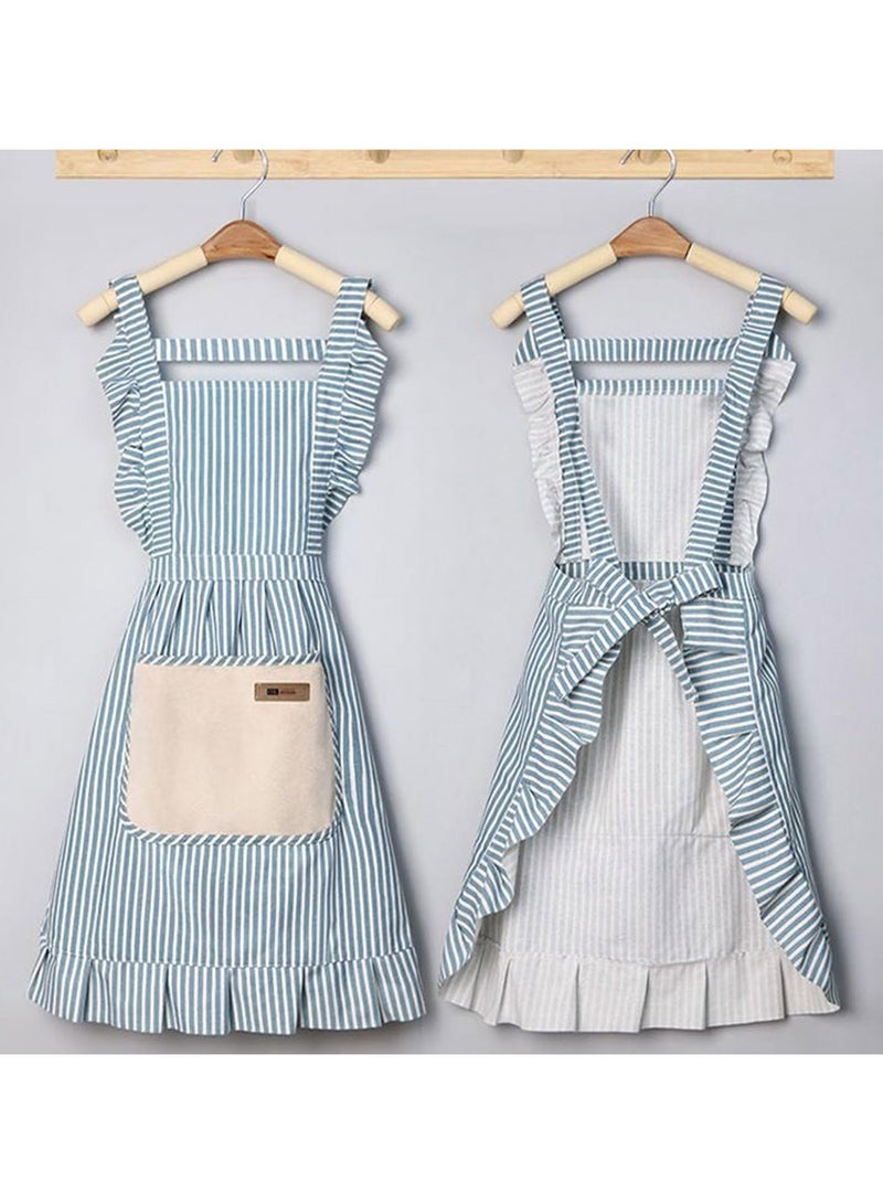 2 قطعة مطبخ طبخ مئزر صدرة , قابل للتعديل [ بيب ] يطبخ مئزر ناعم , صدرة لا ينزلق على كتف - Image 2