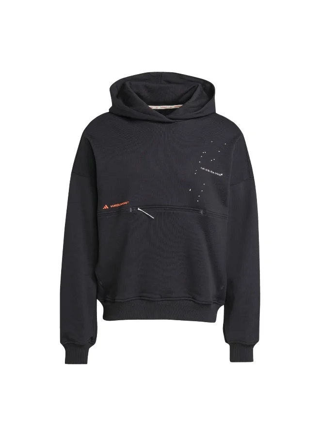 adidas Adidas Adi365 Hk H Uni Black Hooded Sweat Sweatshirts For Unisex