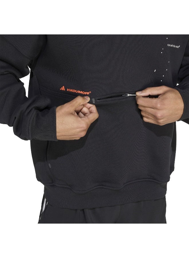 Adidas Adi365 Hk H Uni Black Running Sweatshirts For Unisex XS - Image 5