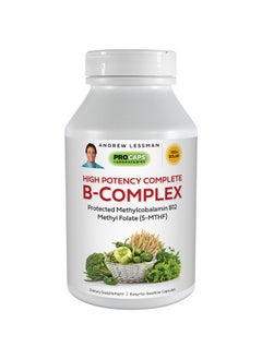 Andrew Lessman ANDREW LESSMAN High Potency B-Complex 60 Capsules - with High Levels of Folate Complex & Biotin, Promotes Cellular Growth, Energy, Immune Function, Detoxification, Fat Metabolism & More  - Image 1