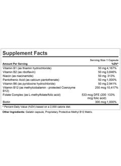 Andrew Lessman ANDREW LESSMAN High Potency B-Complex 60 Capsules - with High Levels of Folate Complex & Biotin, Promotes Cellular Growth, Energy, Immune Function, Detoxification, Fat Metabolism & More  - Image 2