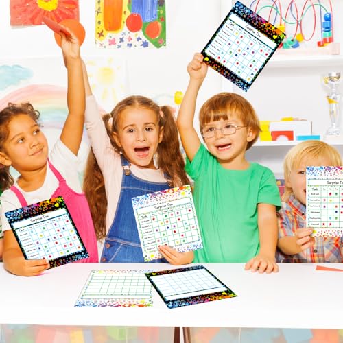Utron 80 Pack Reward Chart for Kids, Incentive Chart Behavior Chart for Kids at Home, 2 Designs with 2160 Star Sticker, Kids Chore Chart, Sticker Chart for Kids Behavior - Image 5