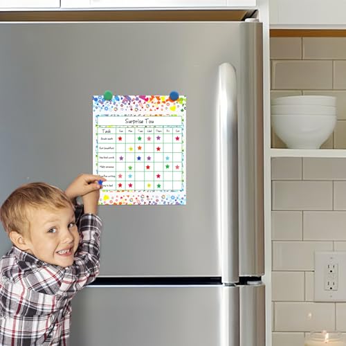 Utron 80 Pack Reward Chart for Kids, Incentive Chart Behavior Chart for Kids at Home, 2 Designs with 2160 Star Sticker, Kids Chore Chart, Sticker Chart for Kids Behavior - Image 4