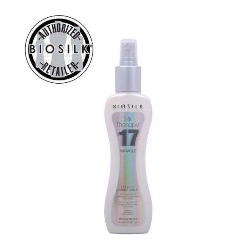 BioSilk Silk Therapy 17 Miracle Spray Leave-In Conditioner - 2.26oz Travel Size - Image 2
