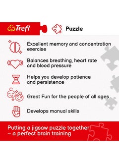 Trefl Trefl Funfair 3000 Piece Jigsaw Puzzle Red 46"x33" Print, DIY Puzzle, Creative Fun, Classic Puzzle for Adults and Children from 15 Years Old  - Image 3