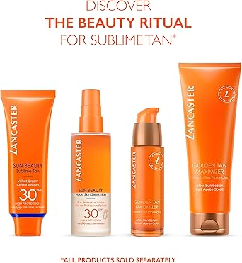 Lancaster سيروم الوجه بعد الشمس من لانكستر لتعزيز التان الذهبي 30 مل - معزز تان طبيعي مهدئ وبارد بعد الشمس للوجه - Image 5