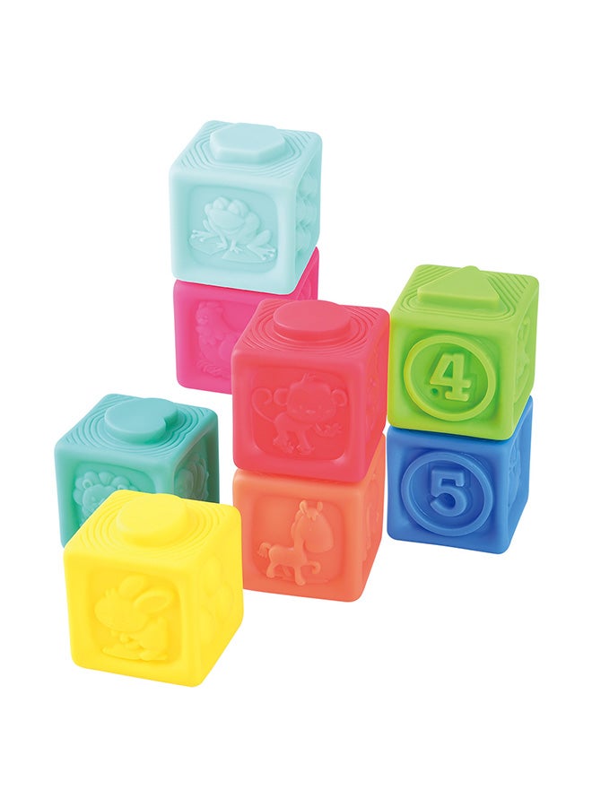 PLAYGO كتل حسية للتكديس - 8 قطع - Image 2