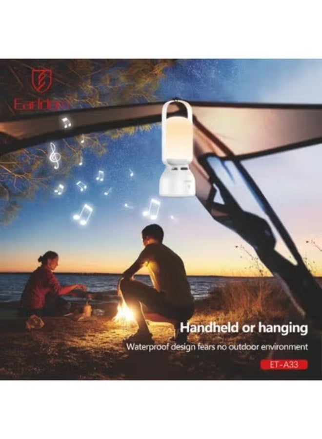 Earldom ET-A33 Portable Bluetooth Speaker with LED Lights, Deep Bass, Long Battery Life & Waterproof Design – Wireless Outdoor Sound System for Parties, Travel & Home Entertainment - Image 2