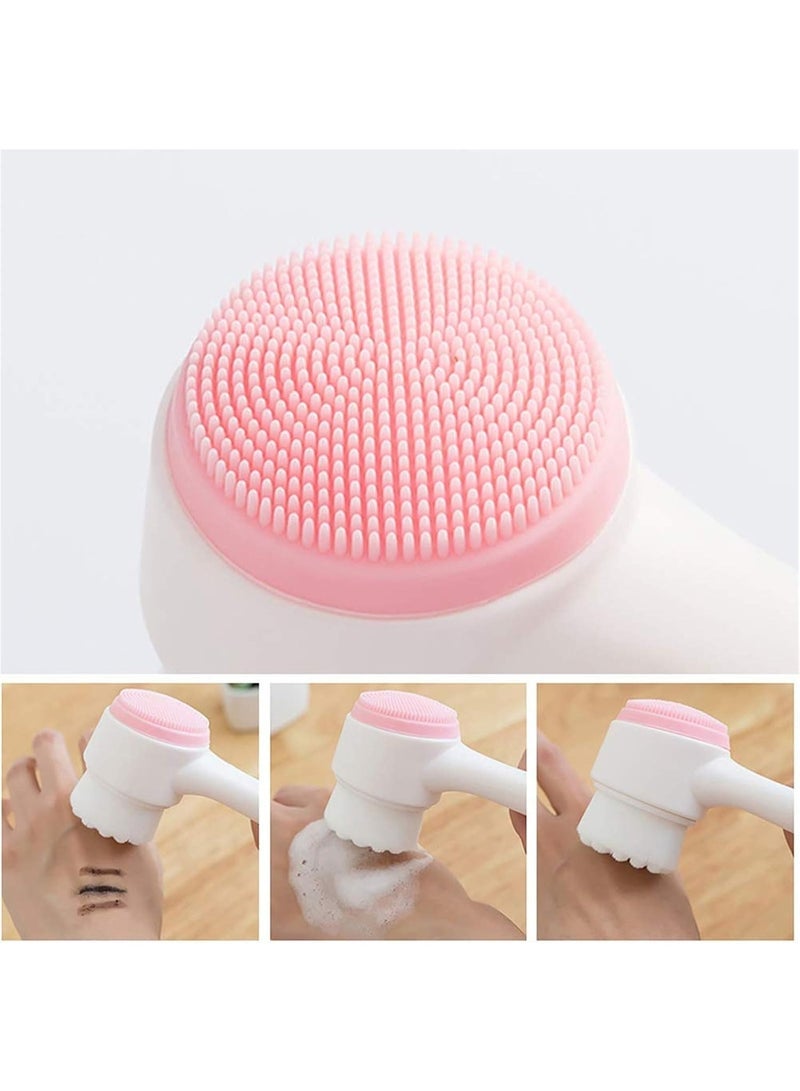 Gentle Multicolour Facial Brush – Double-Sided Blackhead Exfoliator for Smooth, Radiant Skin - Image 4