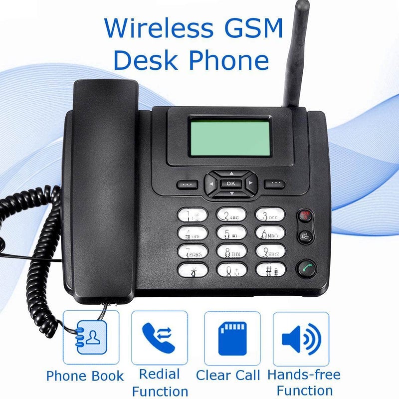 Exxelo (Now OR Never New with 12 Years Warranty) GSM Desktop Phone for Office/Home with S Radio - Image 2