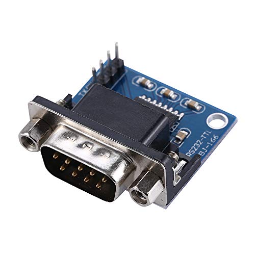 ANMBEST 2PCS MAX3232 3.3V to 5V DB9 Male RS232 Serial Prot to TTL Converter Module Root Connector for Arduino Raspberry Pi and Microcontrollers - Image 3