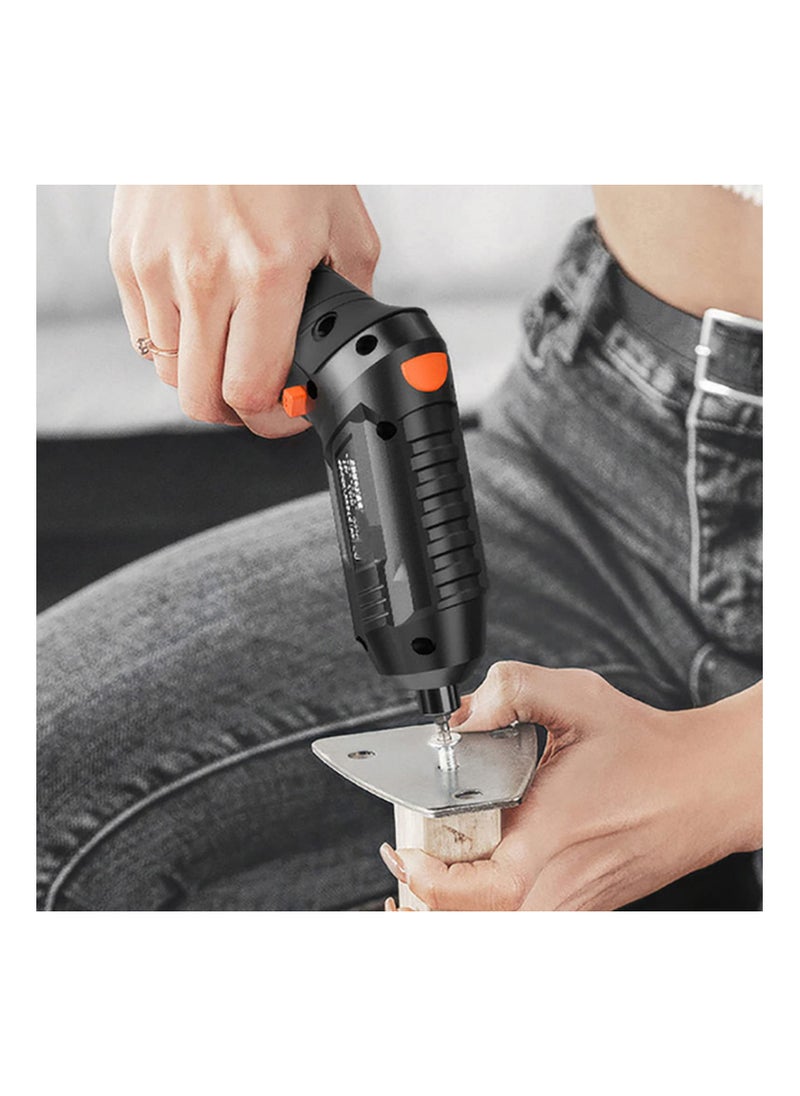 Generic - 47PCS Electric Screwdriver Set 3.6V Cordless Electric Drill Screwdriver Kit Portable Repair Tool High Precision Power Tools Foldable Electric Screwdriver for Furniture Table Repair - Image 1