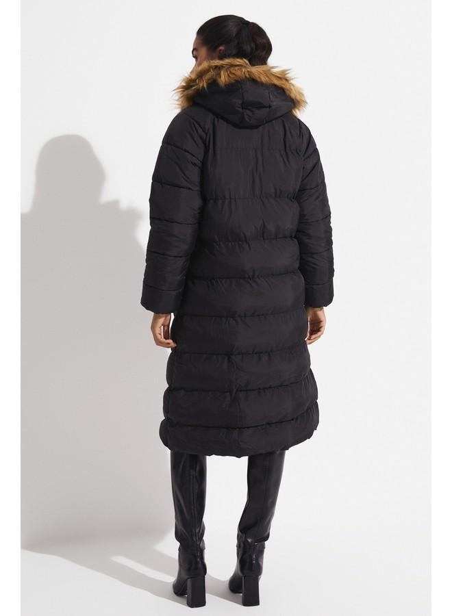 June Women Coat Black - Image 5