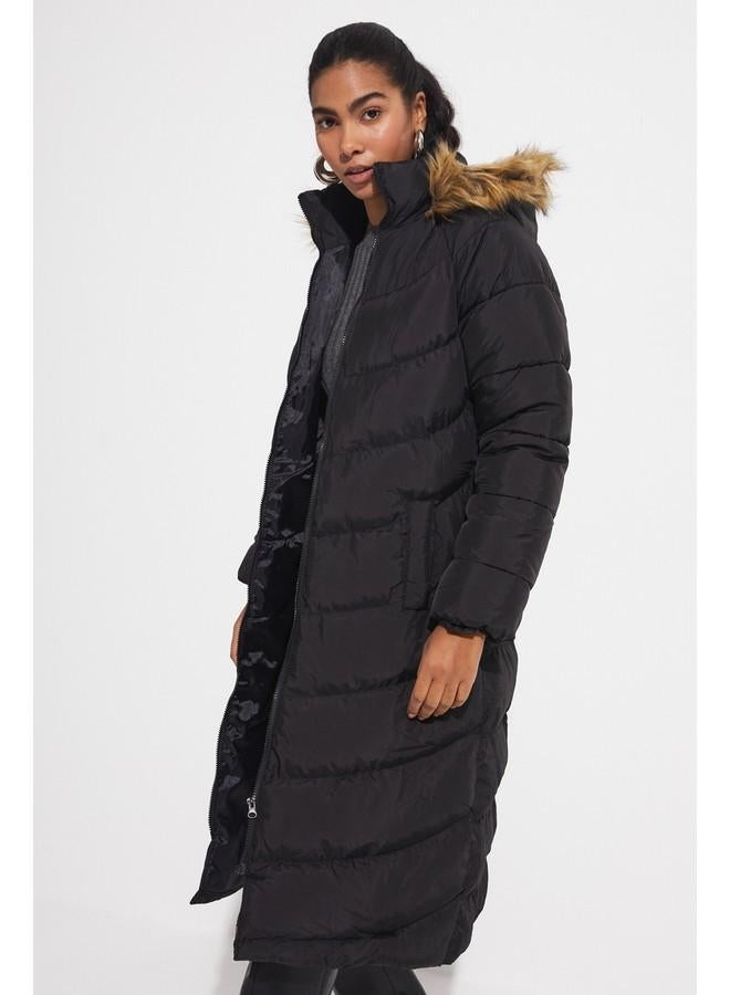 June Women Coat Black - Image 2