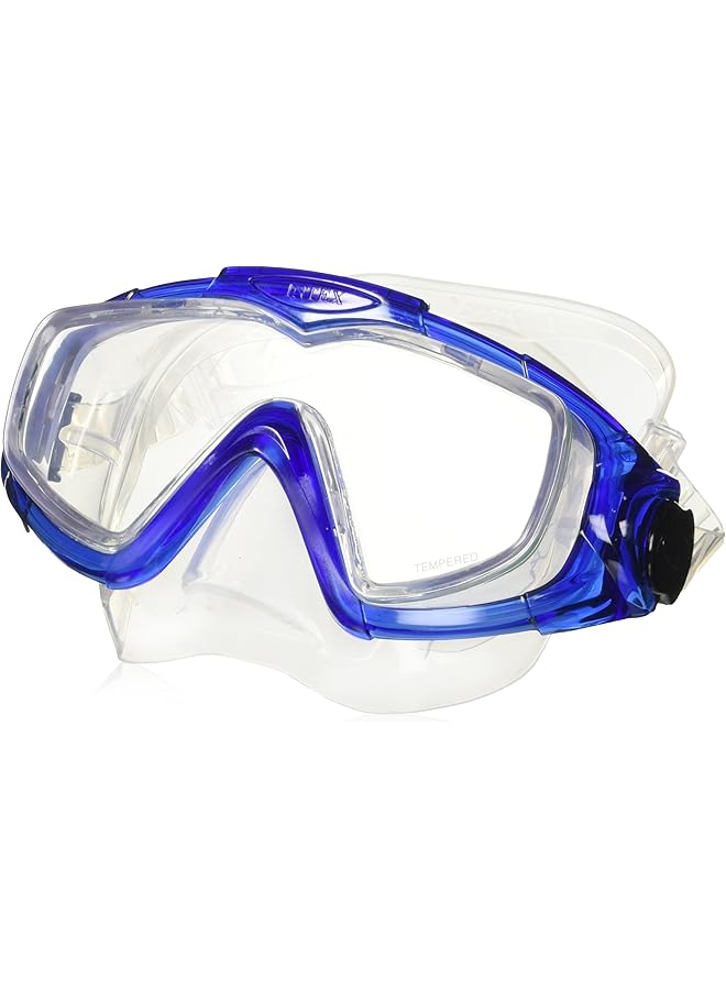 INTEX Silicone Aqua Pro Mask Age 14 Plus Blue Black Medium 12.4 - Image 1