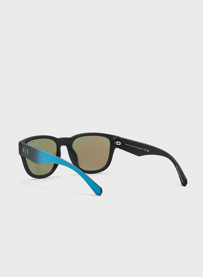 Armani Exchange 0Ax4115Su Wayfarers Sunglasses