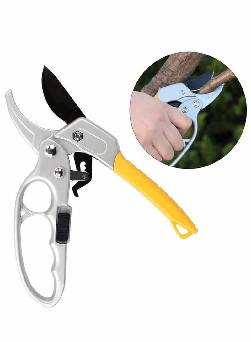 SYOSI Pruning Shears Tree Trimmers Secateurs Hand Pruner Stainless Steel Blades Professional Garden Clippers Bypass Secateurs Steel Blade - Image 2