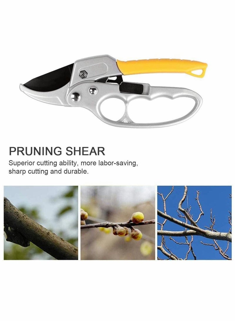 SYOSI Pruning Shears Tree Trimmers Secateurs Hand Pruner Stainless Steel Blades Professional Garden Clippers Bypass Secateurs Steel Blade - Image 3