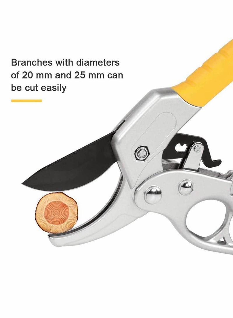 SYOSI Pruning Shears Tree Trimmers Secateurs Hand Pruner Stainless Steel Blades Professional Garden Clippers Bypass Secateurs Steel Blade - Image 4