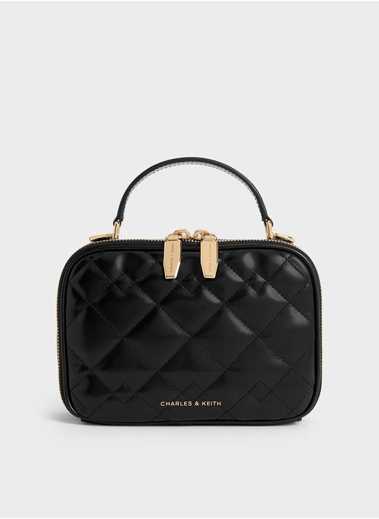 Charles & Keith Charles & Keith Duo Chain Box Bag  - Image 1