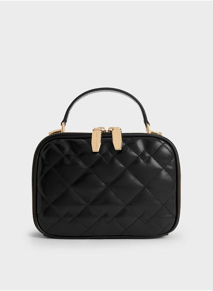 Charles & Keith Charles & Keith Duo Chain Box Bag  - Image 4