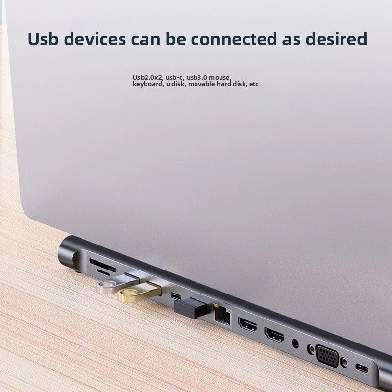 محطة إرساء USB-C متعددة المنافذ 10/11/12 في 1 - Image 2