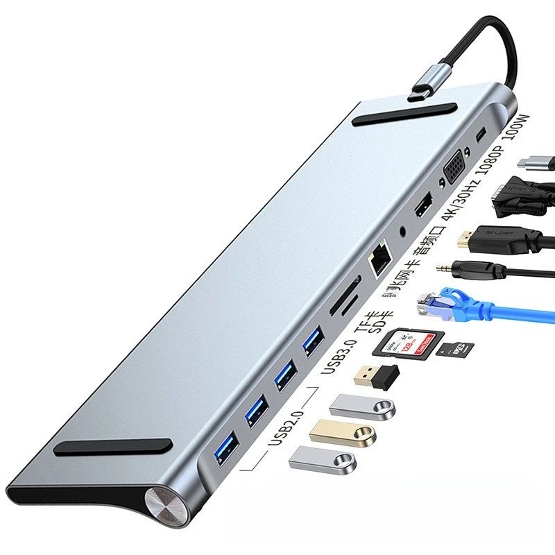 محطة إرساء USB-C متعددة المنافذ 10/11/12 في 1 - Image 5