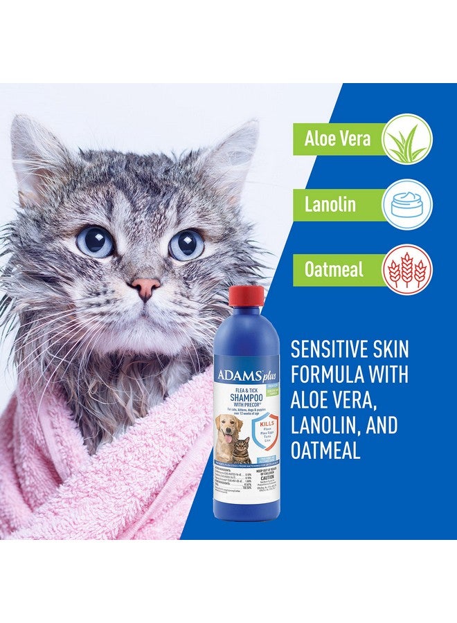Farnam Adams Plus Flea & Tick Shampoo With Precor For Cats, Kittens, Dogs & Puppies Over 12 Weeks Of Age Sensitive Skin Flea Treatment | Kills Adult Fleas, Flea Eggs, Ticks, And Lice| 12 Ounces - Image 3