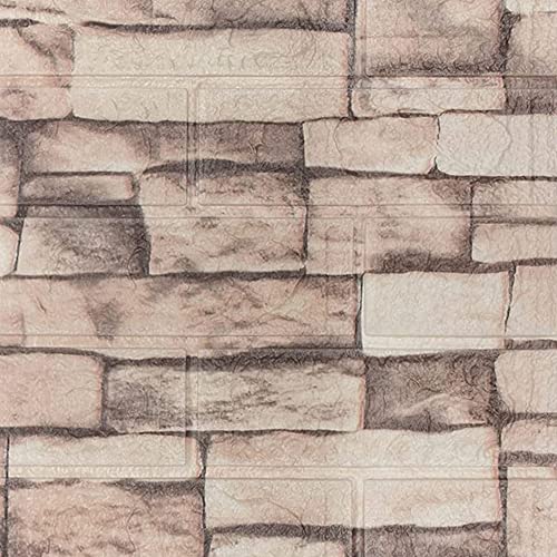 PEGASO 3D Peel and Stick, 5 pcs Wall Panels Stickers PE Foam Self-Adhesive Wallpaper DIY Waterproof Modern Style for Living Room, Wall Decoration (5 pcs of 77 x 70 cm | 29.10 Sq. Feet Coverage) - Image 1
