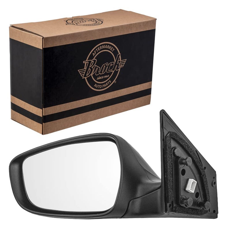 Brock Replacement Drivers Power Side View Mirror Heated Signal with Blind Spot Glass Compatible with 20142016 Elantra Sedan 876103X690