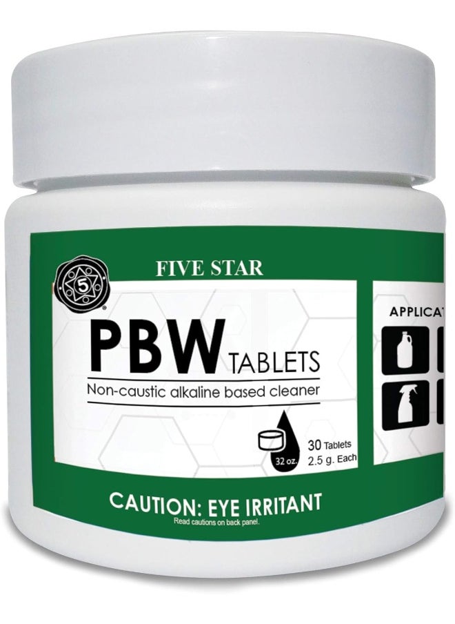Five Star Five Star PBW Tablets - 2.5 g 30 ct - Buffered Alkaline Detergent  - Image 1