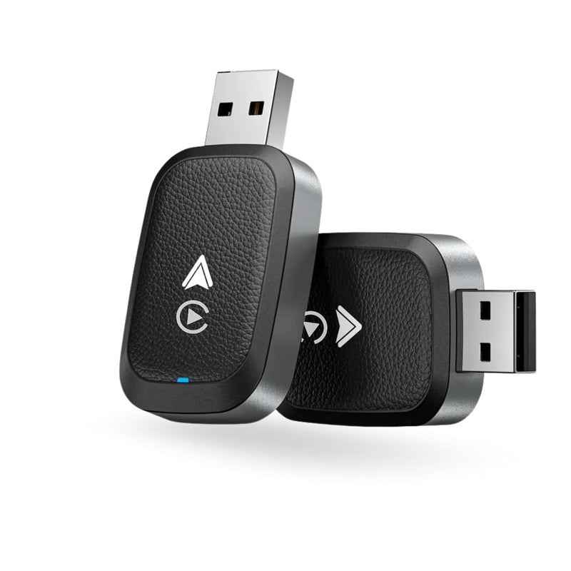 Wefly محول WeFly 2 في 1 Carplay يحول السلكي إلى لاسلكي للسيارات مع كابل تمديد لنظام الصوت في السيارة - Image 1