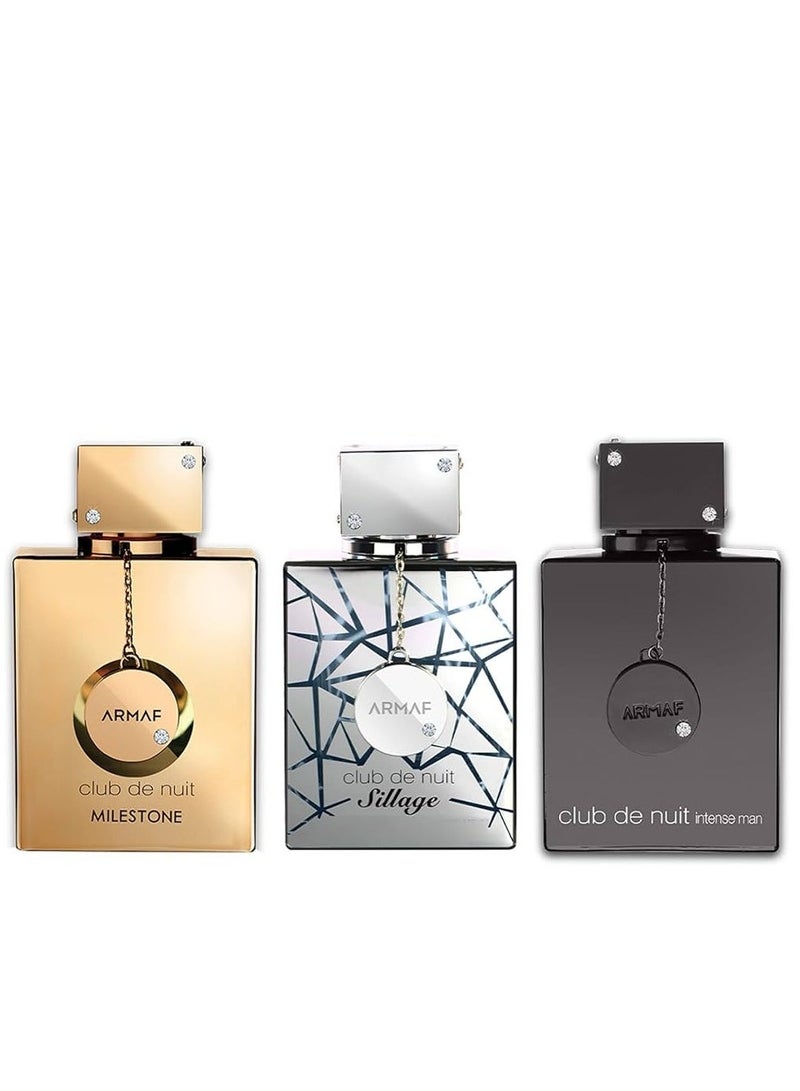 أرماف مجموعة عطور كلوب دي نوي مكونة من 3X قطع 105مل - Image 1