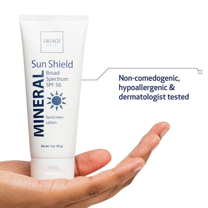 Obagi Medical Obagi Sun Shield Hypoallergenic Mineral Sunscreen â€“ Broad Spectrum SPF 50 Protection from the Sun â€“ Sheer, Quick-Absorbing Formula â€“ 3 oz, Pack of 2 - Image 3