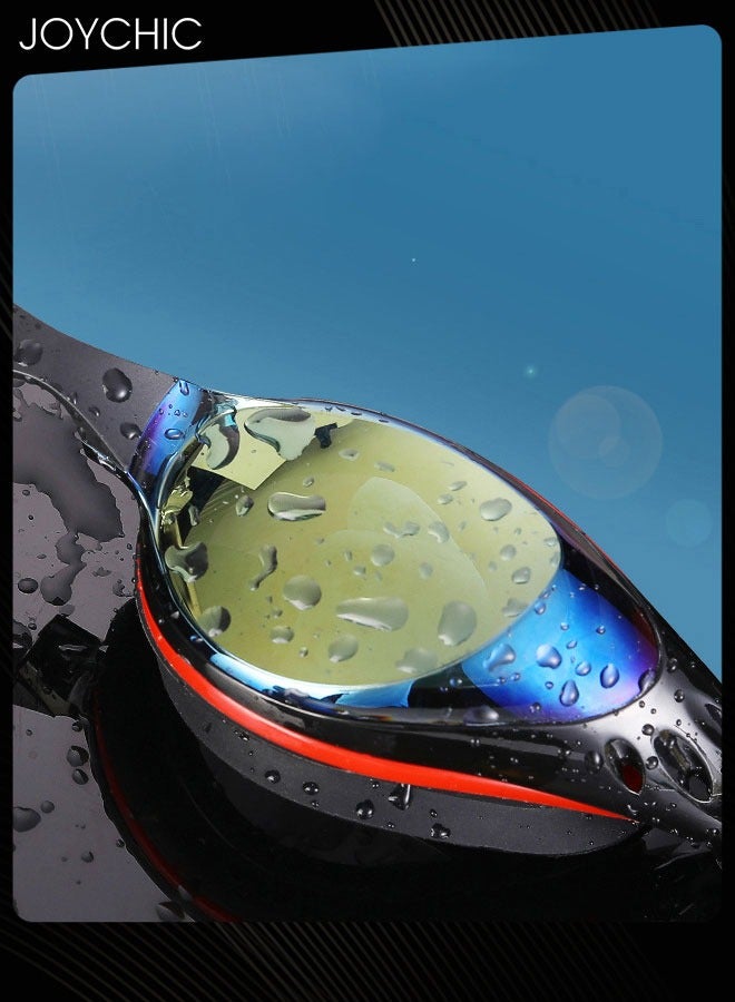 Joychic نظارات سباحة للرجال بإطار كبير عالية الدقة ومقاومة للماء والضباب للمسابح المفتوحة - Image 5