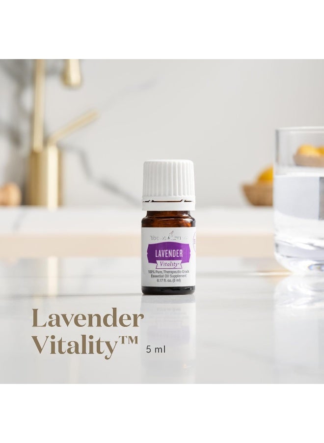 Young Living Vitality Lavender Essential Oil 5ml Bottle - Calming Floral Flavor - 100% Pure - Steam Distilled - Add a floral flavor to Foods and Beverages - Image 5