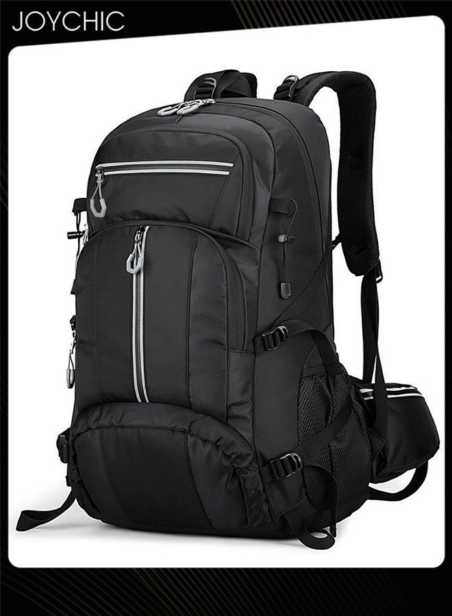 Joychic حقيبة ظهر خارجية مقاومة للماء بسعة كبيرة للرجال للرحلات والتسلق الجبلي، حقيبة رياضية مقاومة للاستخدام اليومي - Image 3