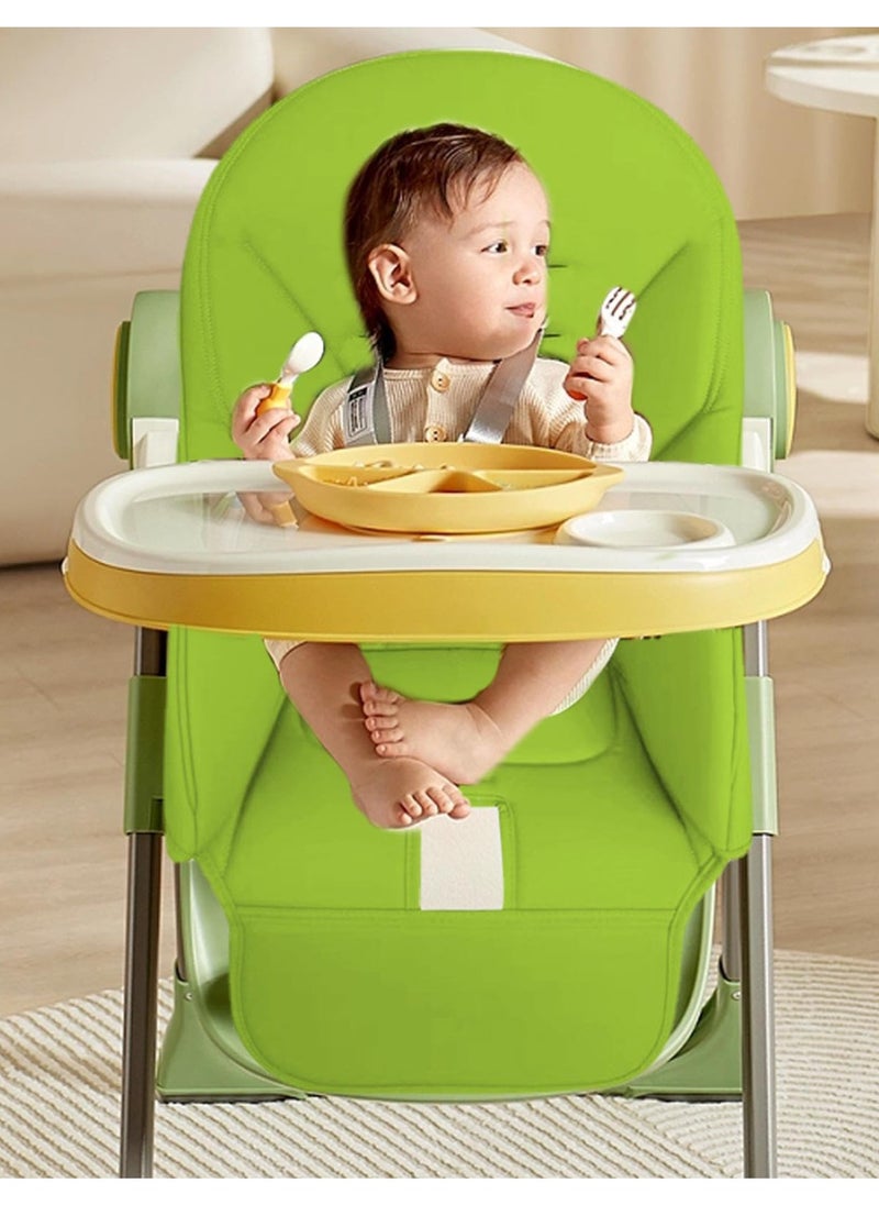 Excefore High Chair Covers for Baby, High Chair Cushion, Universal Baby Dining Chair Cushion, Pu Leather Cover for Baby Dining Chair, Easy to Fit Wipe Clean Seat Pad for Chair to Keep Baby Comfortable  - Image 2