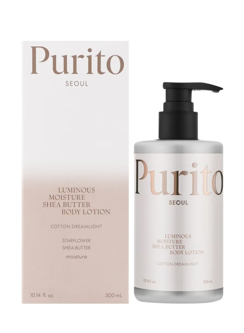 بوريتو لوشن الجسم المرطب بزبدة الشيا من لومينوس كوتون دريم لايت 300 مل - Image 1