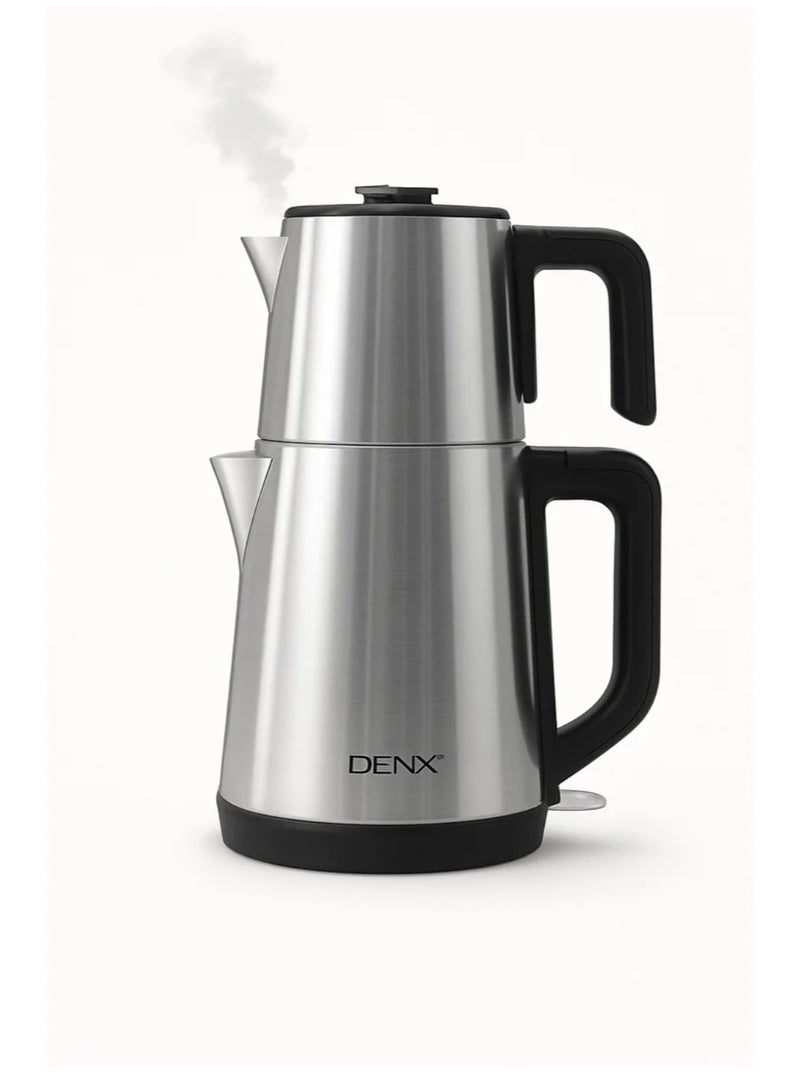 Dinex Double electric kettle made of stainless steel (1.8L + 1.2L) - Image 1