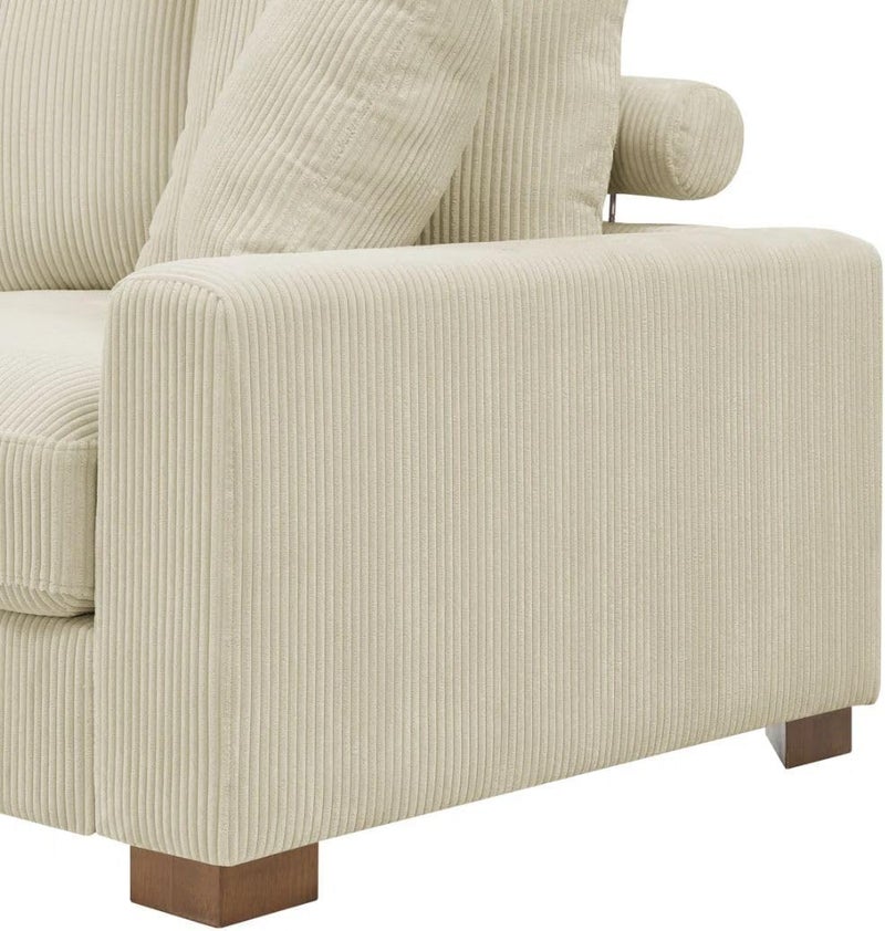 Comfynest Modern Corduroy Sectional Sofa - 5-Seater - Image 3