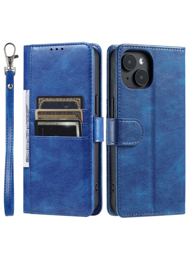 S-TOP Case For iPhone 14 Simple 6-Card Wallet Leather Phone Case - Image 4